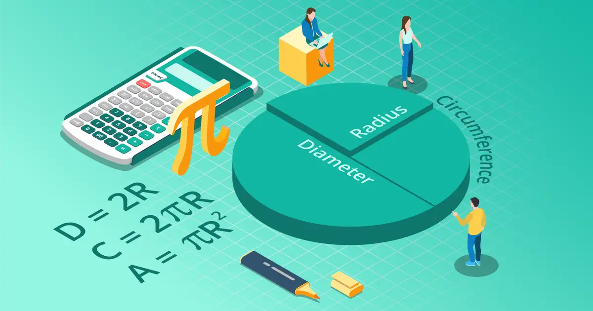 Circle calculator interface