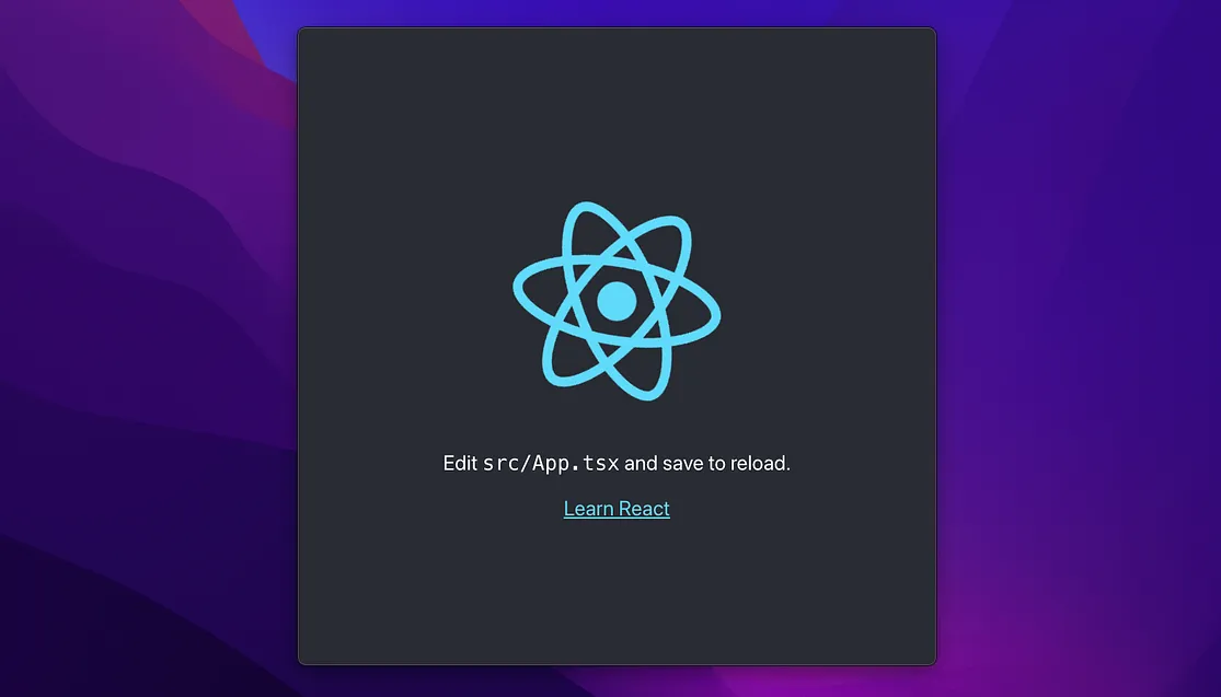 Desktop App Development with React