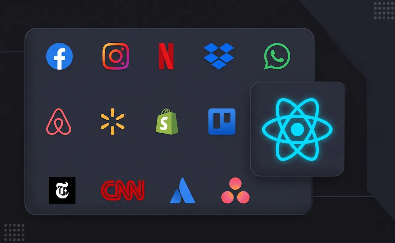Large companies use React Native