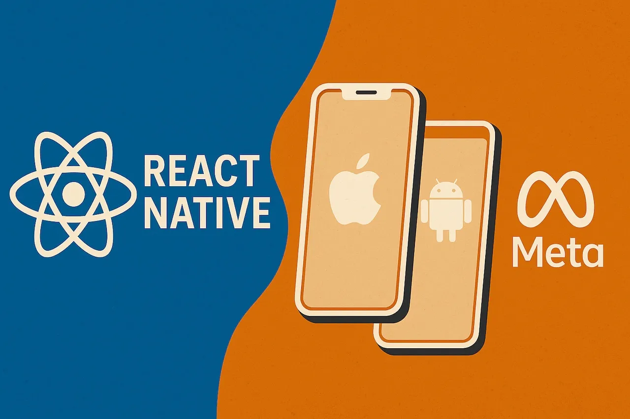 React Native is an open-source framework created by Facebook (Meta)