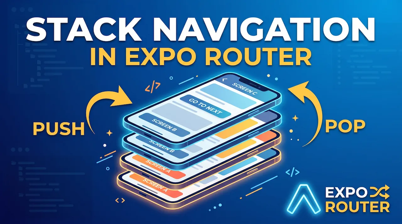 Stack Navigation in Expo Router