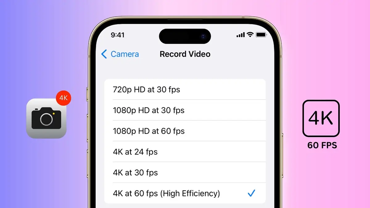 4K video quality incredibly sharp supported on newer iPhone Pro models